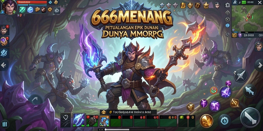 Tampilan gameplay seru dalam petualangan 666MENANG.