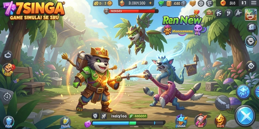 Tampilan gameplay <strong>77SINGA</strong> yang menarik dengan grafis yang detail.
