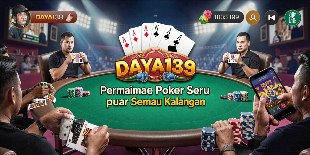 Gameplay seru dan menarik dalam permainan Poker DAYA138.