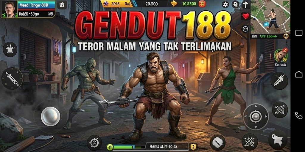 Tampilan menegangkan dari gameplay GENDUT188 dengan suasana Horror yang mencekam.