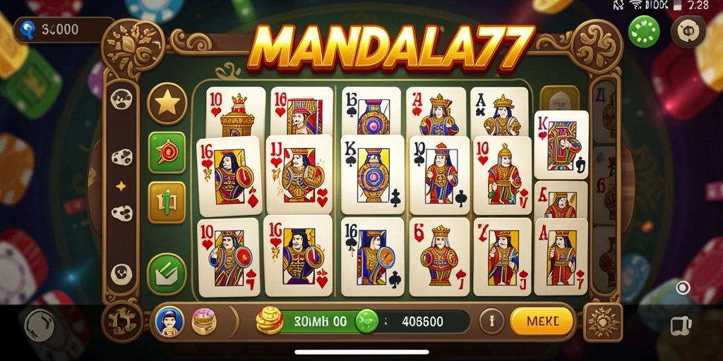 Tangkapan layar MANDALA77 menampilkan aksi menarik permainan Domino.