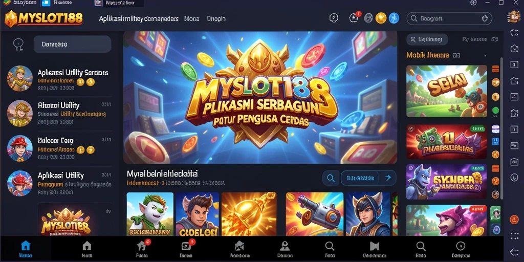 Tampilan antarmuka utama MYSLOT188 yang memudahkan pengguna.