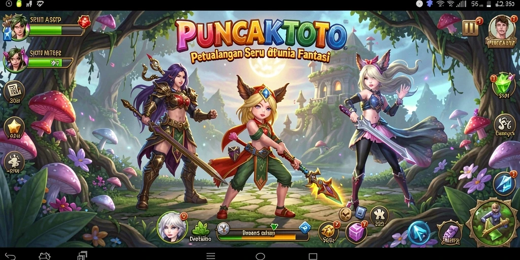 Tampilan gameplay seru dan menantang di PUNCAKTOTO.