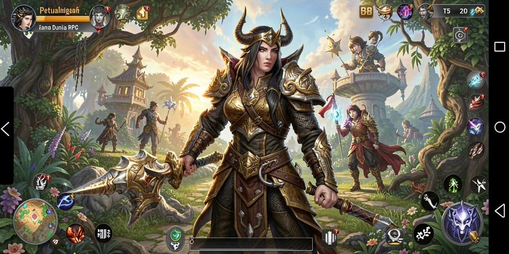 Tampilkan gameplay seru dan grafis menakjubkan dari T6.