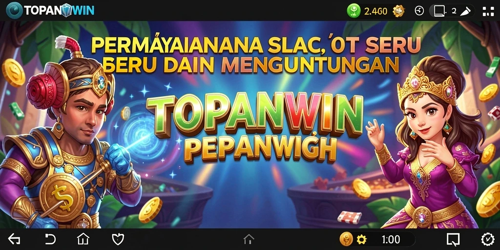 Tampilan seru dari permainan Slot TOPANWIN yang memukau.