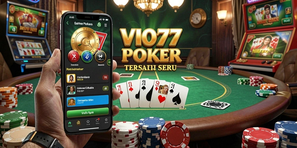 Tampilan gameplay VIO77 yang menarik saat bermain Poker.